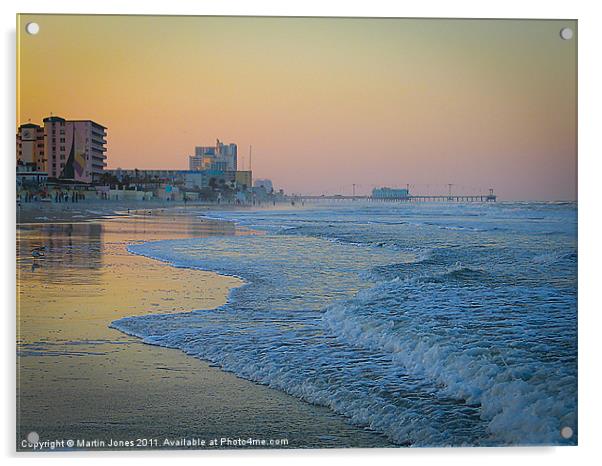 Daytona Beach, Florida, USA Acrylic by K7 Photography