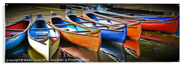 Boats for Hire Acrylic by K7 Photography