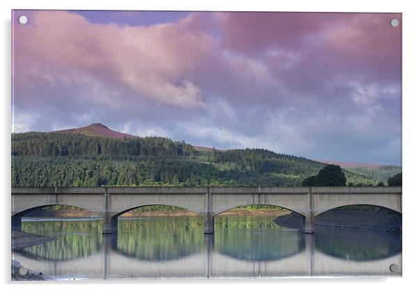 Win Hill from Ladybower Acrylic by K7 Photography
