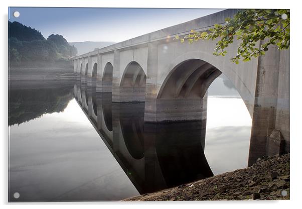 Bridge Over Silent Waters Acrylic by K7 Photography