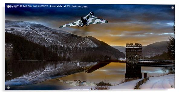 Vulcan Thunder over Howden Acrylic by K7 Photography