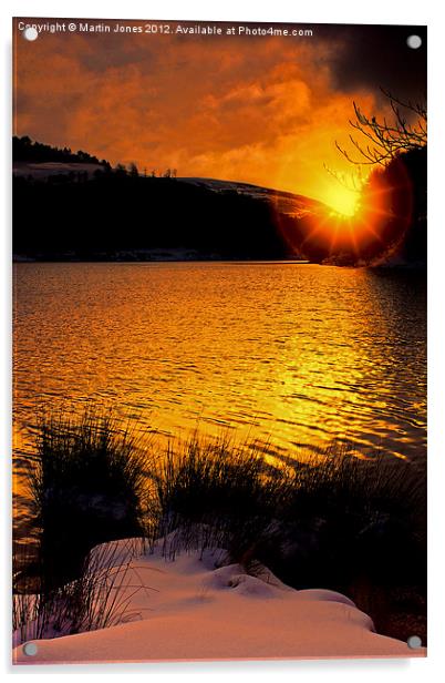 Sun Up at Derwent Acrylic by K7 Photography