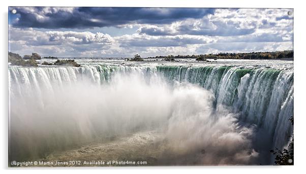 The Horseshoe Falls Niagara NY Acrylic by K7 Photography