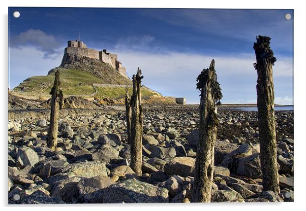 Lindisfarne Castle Acrylic by K7 Photography