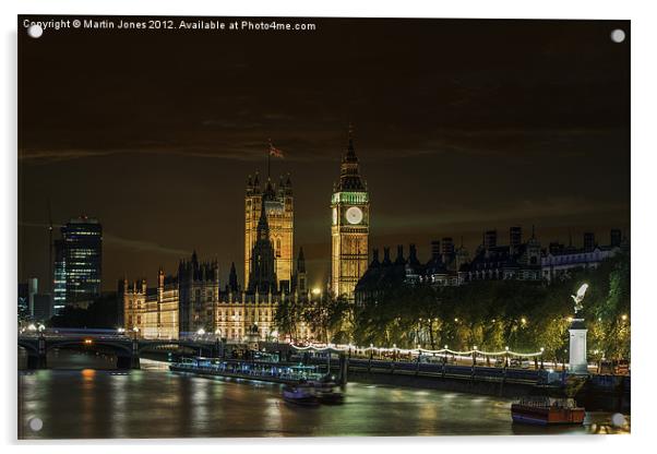 A Westminster Evening Acrylic by K7 Photography