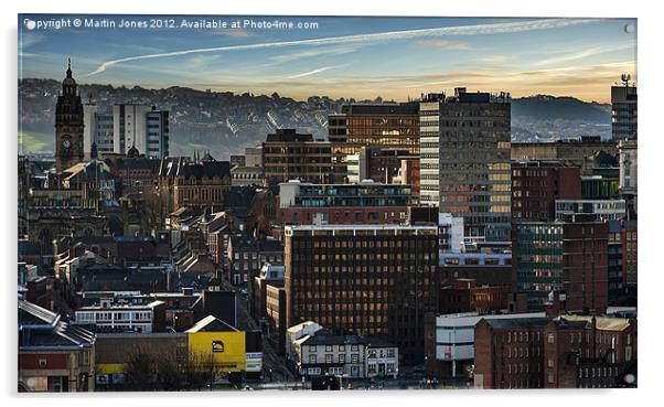 Sheffield Skyline Acrylic by K7 Photography