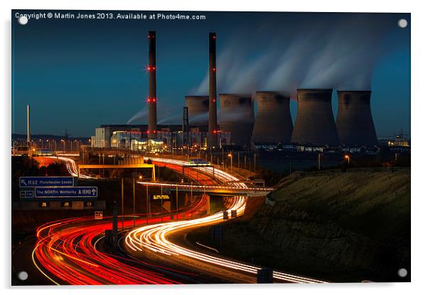 The Industrial Power of Ferrybridge Acrylic by K7 Photography