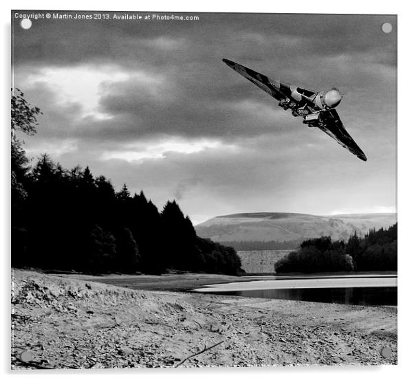 Vulcan over Derwent Acrylic by K7 Photography