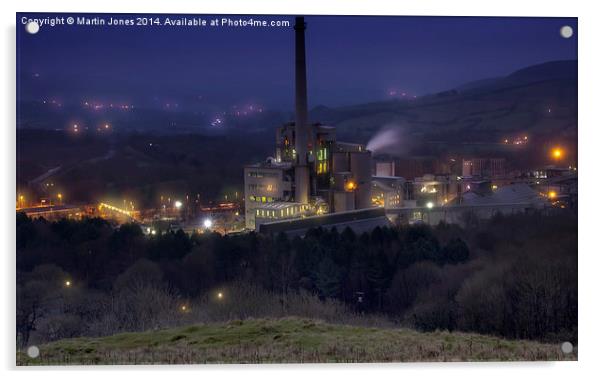  The Glow of Industry Acrylic by K7 Photography