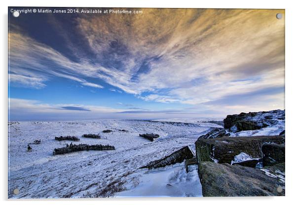  Winter comes to Higger Tor Acrylic by K7 Photography