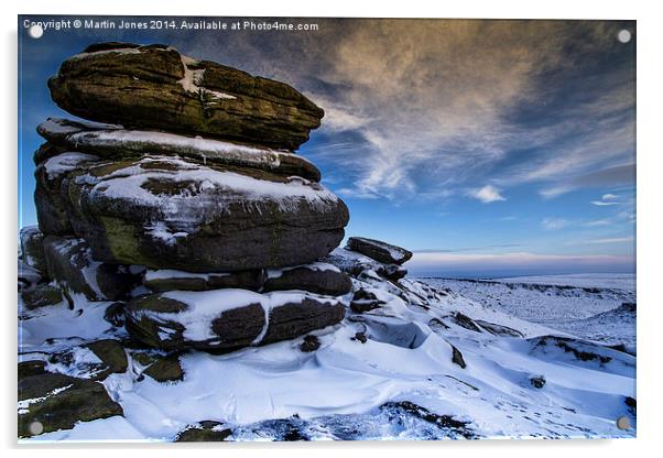  Gritstone Monoliths of Higger Tor Acrylic by K7 Photography
