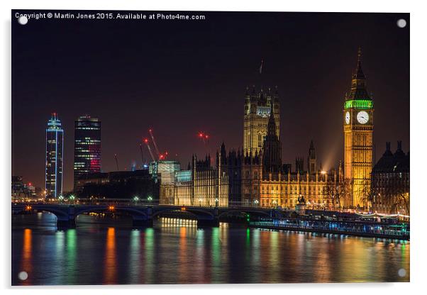 The Palace of Westminster Acrylic by K7 Photography