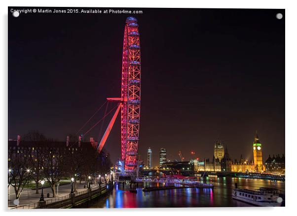 The London Eye Acrylic by K7 Photography