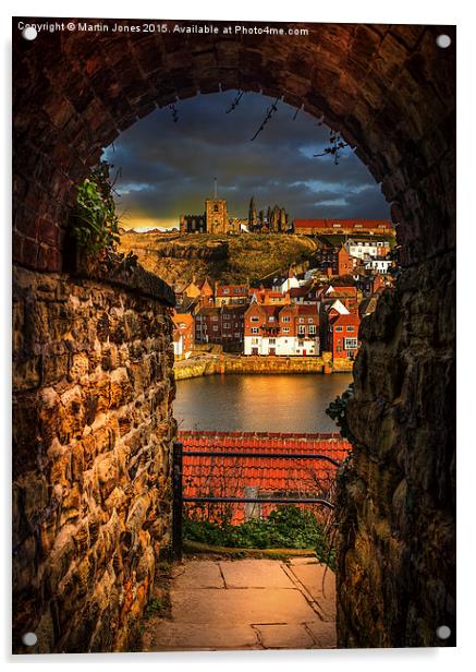 Through the Keyhole at Whitby  Acrylic by K7 Photography