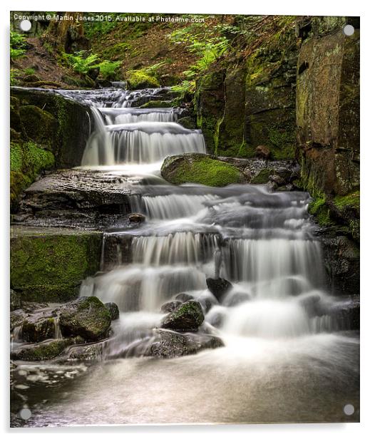  Lumsdale Falls Acrylic by K7 Photography