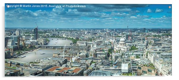  London Skyline Westwards Acrylic by K7 Photography