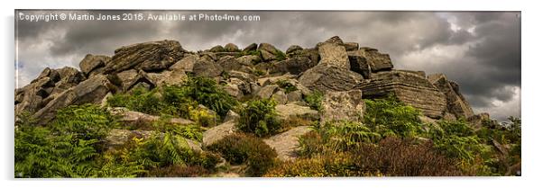  The Gritstone of the Dark Peak Acrylic by K7 Photography