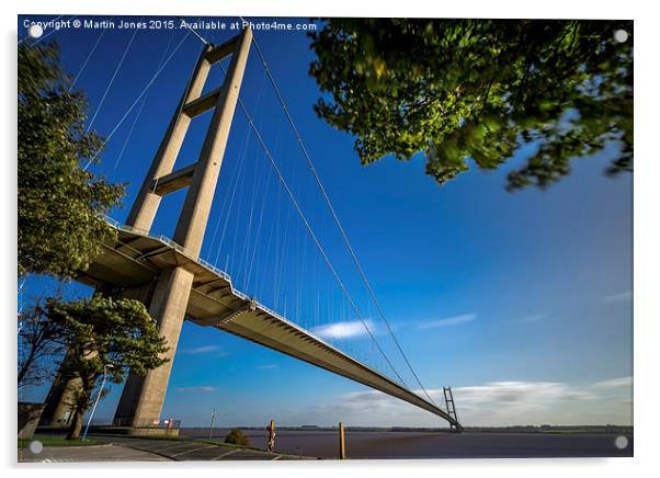  Striding over the Humber Acrylic by K7 Photography