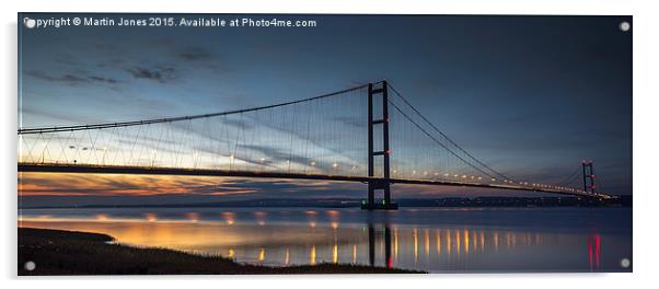  Big Bridge Sunset Acrylic by K7 Photography