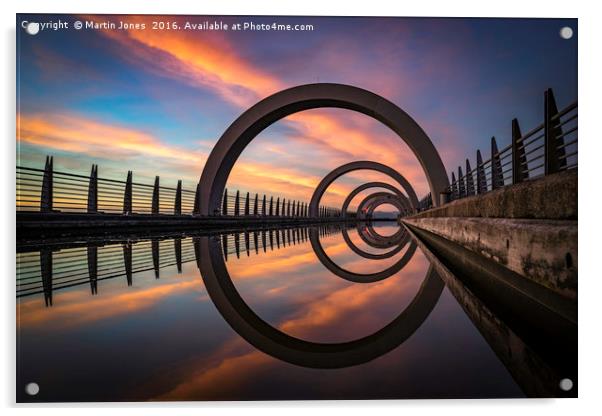 The Falkirk Wheel Acrylic by K7 Photography