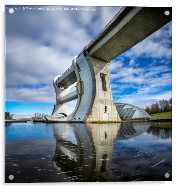 The Majestic Falkirk Wheel Acrylic by K7 Photography