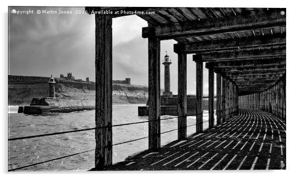 Whitby Harbour Acrylic by K7 Photography