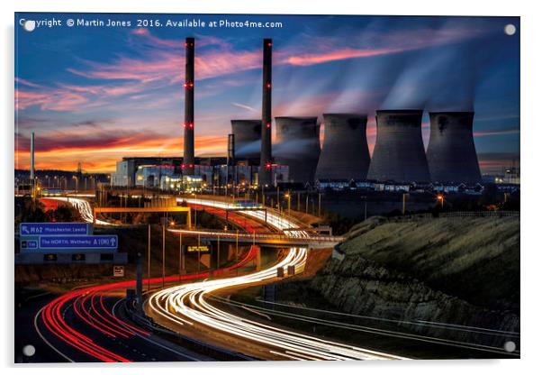 Ferrybridge Dawn Acrylic by K7 Photography