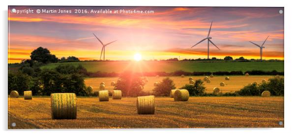Sunset over Penny Hill Acrylic by K7 Photography