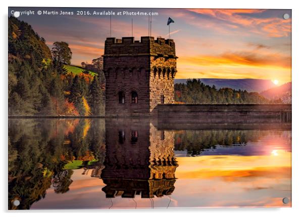 Autumn at Derwent Dam Acrylic by K7 Photography