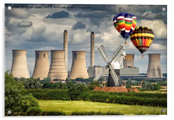 Balloons in the Trent Valley Acrylic by K7 Photography