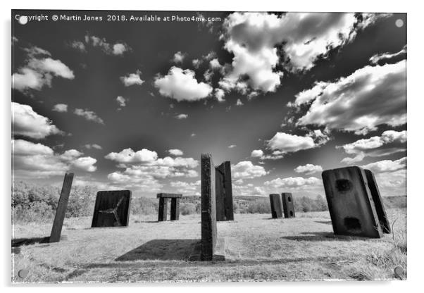 The Steel Monoliths of Steel Henge Acrylic by K7 Photography