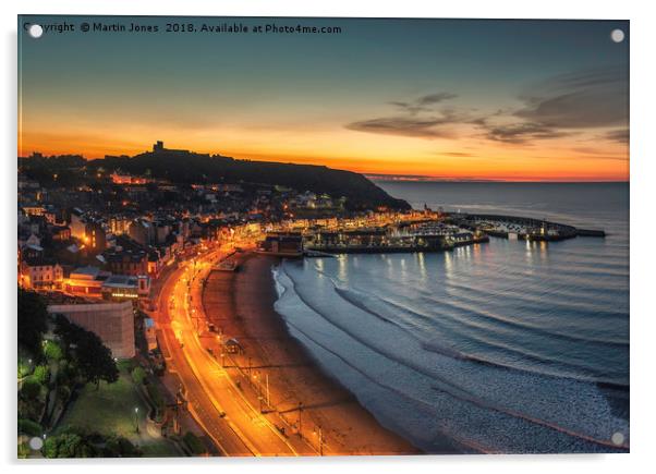 A Scarborough Dawn Acrylic by K7 Photography
