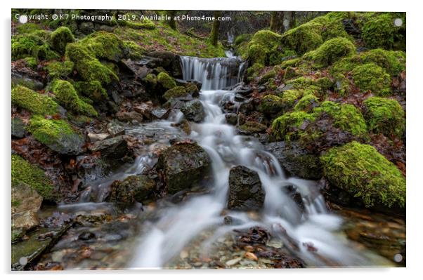Woodland Streams of Coniston Acrylic by K7 Photography