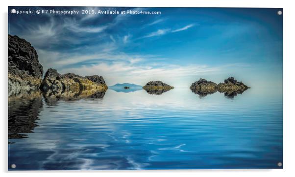 The Tip of Llanddwyn Island Acrylic by K7 Photography