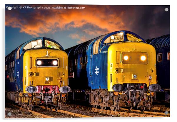 Deltics on Shed Acrylic by K7 Photography