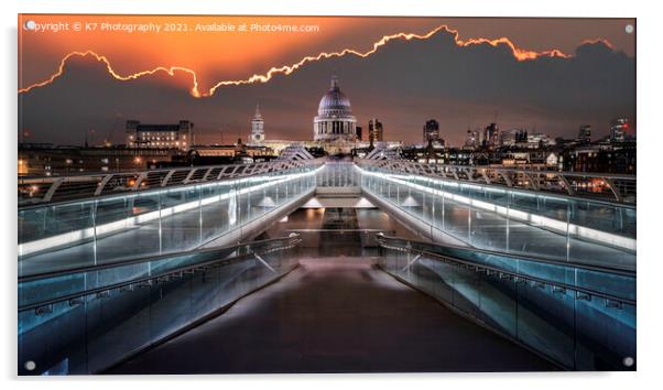 Marvel at London's Iconic Landmarks Acrylic by K7 Photography