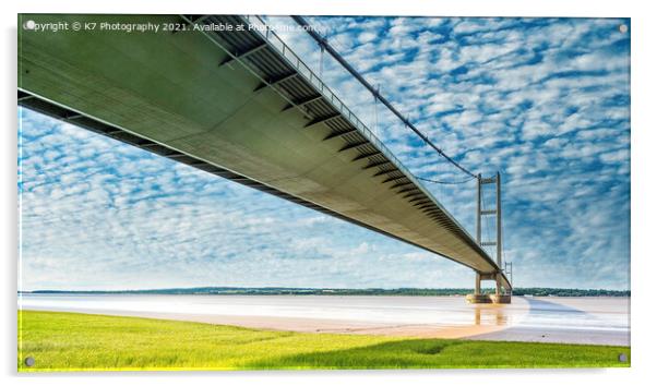 The Humber Bridge Acrylic by K7 Photography