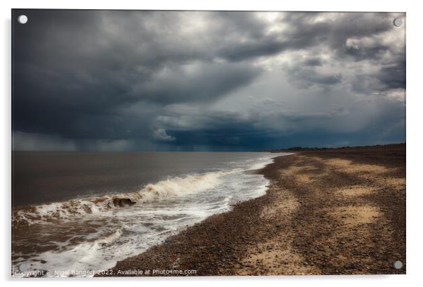 Storm at Sea Acrylic by Nigel Bangert