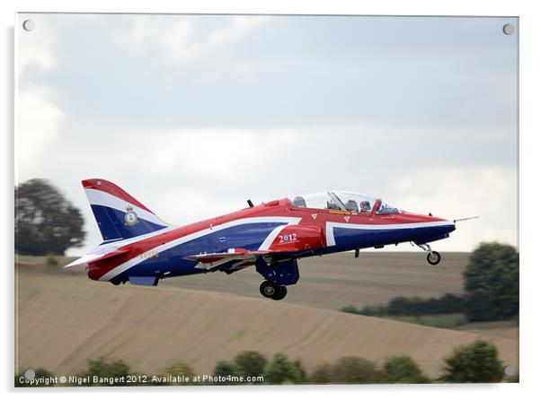 BAE Hawk T1A XX278 Acrylic by Nigel Bangert
