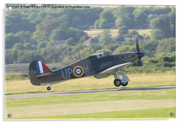 Hawker Hurricane Acrylic by Nigel Bangert