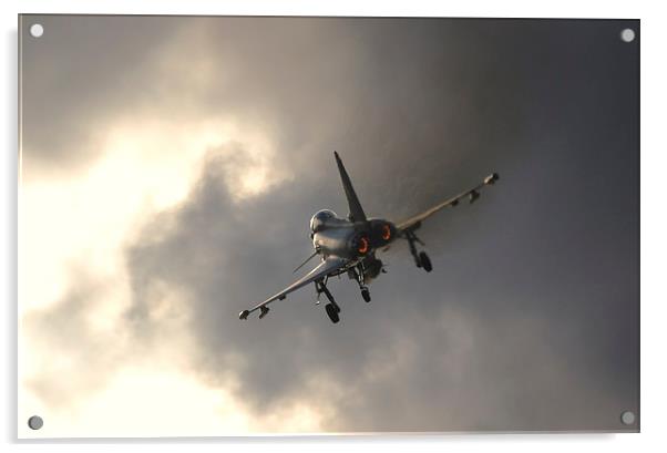 Eurofighter Typhoon Acrylic by Nigel Bangert