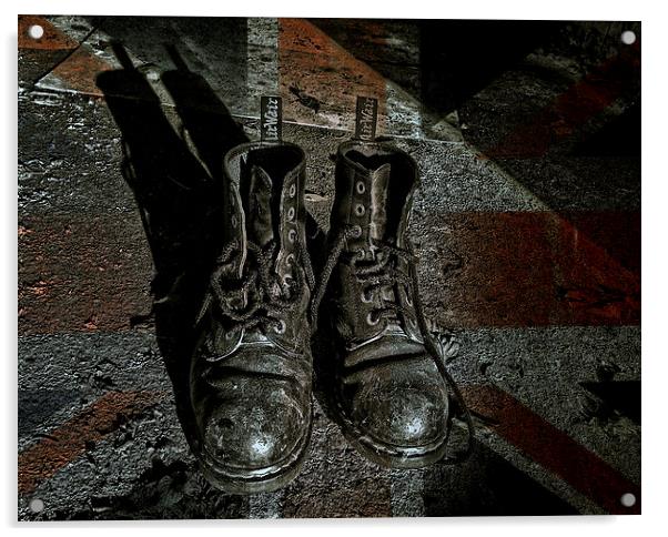 Boots Acrylic by Nigel Bangert