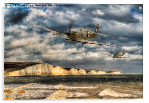  Coastal Patrol Acrylic by Nigel Bangert