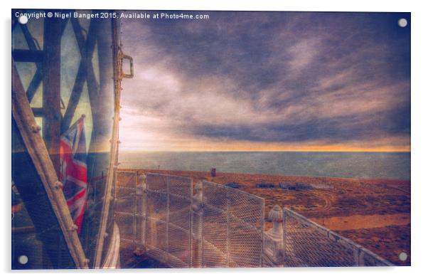  Dungeness Lighthouse Acrylic by Nigel Bangert