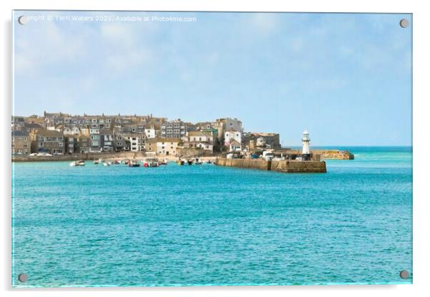 Classic St Ives Acrylic by Terri Waters