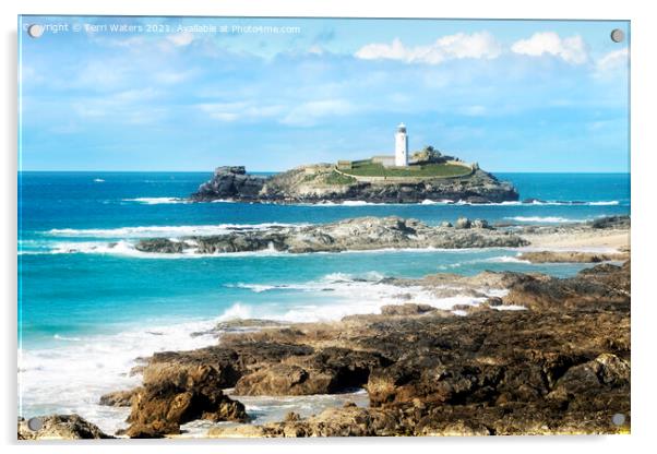 Classic Godrevy Acrylic by Terri Waters