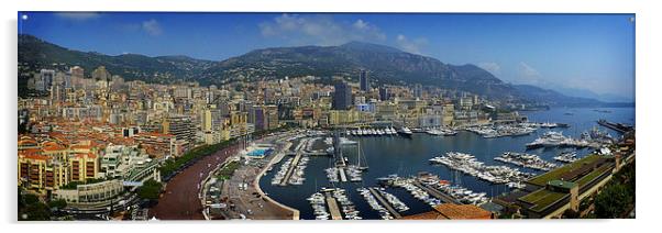Monte Carlo Panorama Acrylic by Colin Metcalf