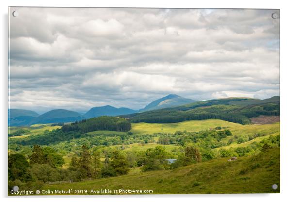 Argyle and Bute Landscape Acrylic by Colin Metcalf