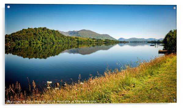 Loch Awe, Scotland Acrylic by Colin Metcalf