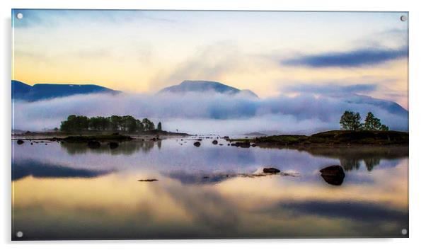 Loch Ba Acrylic by Geo Harris